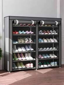 1 chiếc kệ giày có nắp đậy chống bụi, kệ lưu trữ, tiết kiệm không gian, chắc chắn, thời trang, dễ lắp ráp và tháo rời, di động, phù hợp cho phòng khách, phòng ngủ, hành lang, văn phòng, nhà ở, lưu trữ nhiều tầng, quà tặng ngày lễ, quà tặng ngày Valentine, quà tặng - Nhiều màu - Xem 19