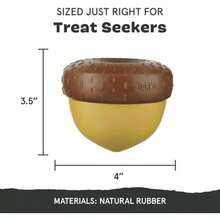 Bark Munchie Bear - Juguete para Perro para dispensar y rebotar, Uso Rudo - Perro Pequeño(Bellota - Grande) - Multicolor - Ver 4