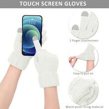 Men Gloves Set - 紫色 - 查看 3