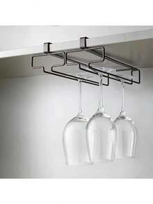 Iron Wine Rack Glass Holder Hanging Bar Hanger Shelf Stainless Steel Wine Glass Rack Stand High Quality Useful Paper Roll Holder - Multicolor - View 1