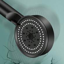 5档可调手持花洒，带增压功能，适用于家用热水器浴室花洒 - 彩色 - 查看 3