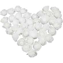 150PCS Heads Artificial Foam Flowers Bouquet MINI Teddy Bear Of Roses DIY Wreath Material Candy Box Accessories Home Wedding Decoration Bride Wrist Flower Chest Flower Headflower Material Valentine's Day New Year Decoration Birthday Party Cake Accessories - 150Pcs - View 27