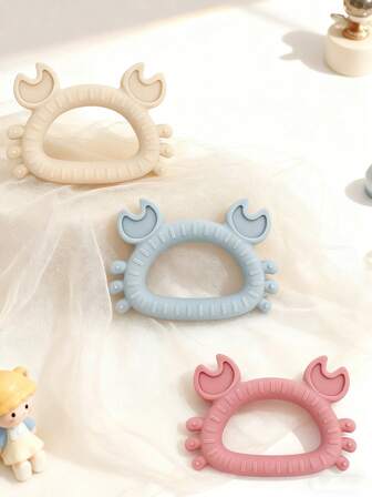 螃蟹造型磨牙玩具，婴儿磨牙器
