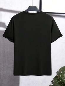 camisas de hombre sudaderas gym ropa playeras de hombre playeras short halloween disfraces navidad regalos para hombre Ocio al aire libre Letras de animación  envío nacional mexico fiestas patrias regalos para hombre - Negro - Ver 2