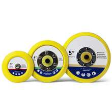 2 almohadillas para orejas de respaldo de gancho y bucle de 3 pulgadas de 5/16 a 24 hilos, almohadilla de lijado angular, accesorios de pulido de lijado - 3''-2 piezas - Ver 4