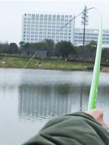 SOUGAYILANG 1 PC Telescopic Fishing Rod Hand Pole 2.7/3.6/4.5/5.4M Options Ultra Light And Portable For Grass Carp, Crucian Catfish For Stream Fishing &Reservoir - Green - View 9
