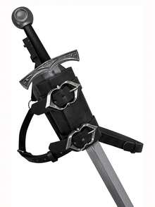 Acessórios de Figurino de Guerreiro Renascentista, Bainha de Couro Ajustável de Fantasia Europeia Medieval e Americana - Multicolorido - Visão 8