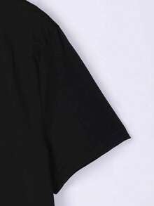 camisas de hombre sudaderas gym ropa playeras de hombre playeras short halloween disfraces navidad regalos para hombre Ocio al aire libre Letras de animación  envío nacional mexico fiestas patrias regalos para hombre - Negro - Ver 5