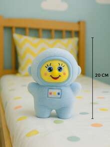 Peluche astronauta kawaii 20 cm | 2 modelos suaves y sonrientes | Regalo ideal para niños y bebés. - Azul - Ver 7