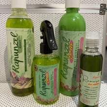 KIT 4PZ DE RAPUNZEL ROMERO SHAMPOO, ACONDICIONADOR, TONICO, ACEITE - Verde Lima - Ver 1