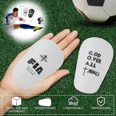 1 par de espinilleras de fútbol de la serie de cruces, protectores de pierna gruesos y resistentes al impacto, diseño cómodo y ligero, diseño de cruce duradero, adecuado para entrenamiento y partidos, unisex