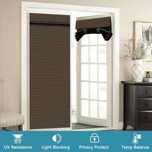 Muamar French Door Curtains Privacy Door Blind, Front Door Window Curtain, Venetian Blinds Style Door Window Cover, 1 Panel (Coffee, W25" X L80"),25inchWx80inchL(Packof1),Coffee - 咖啡 - 查看 8