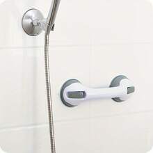 2-Pack Bathroom Grab Bar Suction Cup - No Drilling Required Shower Handle Suitable Elderly, Adjustable Height Non-Slip Safety Rail, Toilet Anti-Fall Grab Bar (Easy To Install), Bathtub Handle, Shower Suction Cup Handle, Bathroom And Shower Safety Rail, Shower Rod, Bathroom Safety Grab Bar, Bathtub And Shower Grab Bar, Suction Cup Bathroom Handle, Bathroom Safety Grip, Bathroom Handle, Bathroom Fixed Rod, Shower Anti-Fall, Bathroom Safety Rail, Suction Cup Grip Rod - 白色 - 查看 8