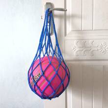 Heavy Duty Mesh Ball Storage Bag, Durable Volleyball, Soccer, Basketball Organizer Tote, Multipurpose Portable Net Carry Bag - Multicolor - View 3