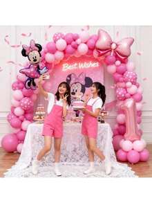 Mickey Mouse Foil Balloons Princess Birthday Party Decorations Room Decor Birthday Gifts ,Valentine's Day Party Supplies,Back-To-School Balloons