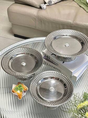 1ชิ้น จานรูปน้ำเต้าดาวเพชร ถาดผลไม้เอนกประสงค์ เหมาะสำหรับตกแต่งโต๊ะอาหาร จานอาหารสำหรับบ้านและห้องครัว