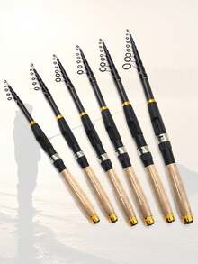 1支装 1.8米-3.6米 多功能伸缩钓竿 软木手柄 碳纤维鲤鱼旋转竿 便携式旅行竿 钓鱼用具 - 彩色 - 查看 2