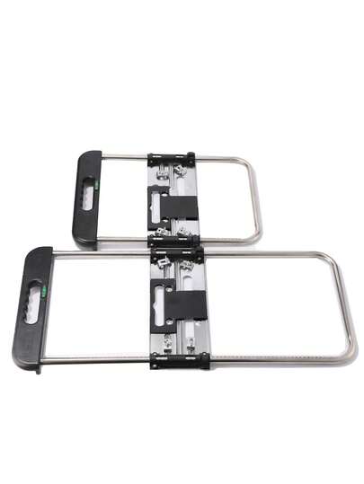 Multifunktionell skärbräda, tillbehör till träbearbetningsmaskiner, kompatibel med skärmaskin/stenpoleringsmaskin/trimmaskin, justerbar på båda sidor för att minska fel, inbyggd vattenpassning