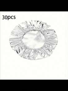 10/20/30pcs Reusable Aluminum Foil Food Covers, Stretch Wrap Lids, Thermal Insulation, Suitable For Fruits, Meals, Utensils, Food Containers, Reflective Surface, Heat Resistant - Multicolor - View 14