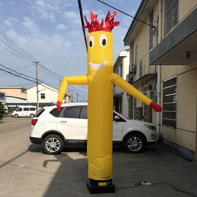 10ft 3M Inflatable Man Advertising Air Puppet Tube Sky Wavy Man Wind Dancer Man