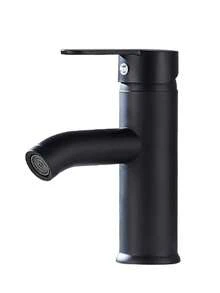 Black Basin Faucet Stainless Steel Paint Faucet Bathroom Single Handle Basin Faucets Blacked Single Hole Hot Cold Mixer Tap Bathroom Accessories Bathroom Tools - Multicolor - View 12