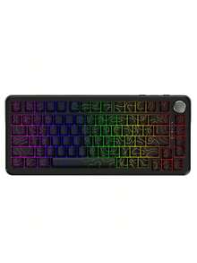 AJAZZ AK820 MAX HE 8K New Hall Effect Mechanical Keyboard, Type-C Wired, Computer Gaming Keyboard, Upgraded Pad-Mounted Mechanical Keyboard, Cool RGB Lighting, Supports Music Rhythm, Gaming, ESports, Office, Web Driving, Quick Adjustment - AJAZZ Official Authentic Products - View 6