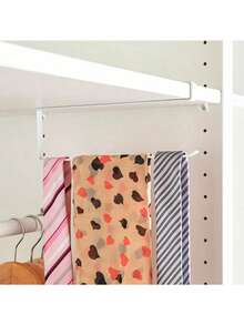 3pcs No Drill Kitchen Storage Rack - Multipurpose Hanging Organizer For Paper Towels, Cling Wrap, Foil, And Dish Cloths, Space-Saving Design For Cabinet Doors/Walls, Plastic & Metal Material, Essential Kitchen Accessory - Multicolor - View 5