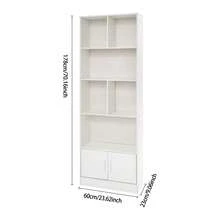 YUNRUX Boekenkasten - Wit - Bekijken 2