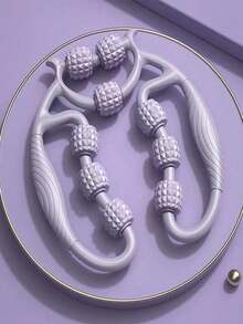 Round Massage Roller, Leg Stovepipe Massage With 9 Massage Rollers, Deep Muscle Relaxation, Leg Slimming, Yoga, Calf Massage- Massage Roller Accessories, 1 Round Massage, Leg Massage To Relax.