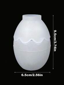 DIY蛋形硅胶烛台模具，手工礼品装饰，石膏树脂蛋形收纳盒模具，复活节礼物，节日装饰品