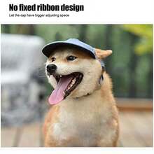 Pssopp Gorra de Béisbol para Perros, Gorra Deportiva para ascotas, para Perros, Cuatro Estaciones, Sombrilla, Gorra de Béisbol, Gorra Ajustable, Visera, Traje con Orejeras para Cachorros ()(S) - Multicolor - Ver 4