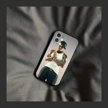Funda de Teléfono de Silicona Suave para 16 15 14 13 12 11 Plus Pro Max Plus de Rapper Hip Hop Street 50 Cent, funda de teléfono navideña urbana, carcasa Christmas de rap, regalo de navidad para fans del hip hop, funda de smartphone streetwear para fiestas y conciertos - z1 - Ver 4