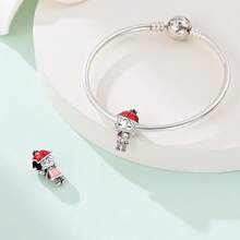 1pc Set Of Charms Featuring A Little Painter, Cartoon Girl, Couple In Love, Dopamine Girl, Sporty Boy, And Newlywed Couple, Perfect For DIY Creative Bracelets And Wristbands. Suitable As Birthday, Holiday, Or Couple Gifts For Women And Girls. - Multicolor - View 3