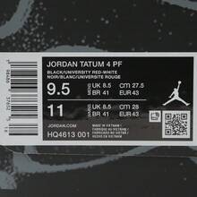 男款 Jordan Tatum 4 PF 篮球鞋，中帮，HQ4613-001 - 黑色 - 查看 6