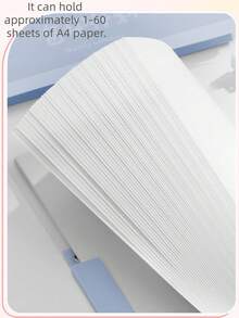 1/3/6pcs Office Supplies Binders: A4 Clipboard & Swing Clip Folder Set, Hardcover Writing Pad With Metal Clamp, Transparent PP Organizer For Students, Office Workers & Document Storage - Multicolor - View 10