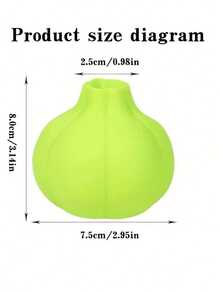 3件套蒜瓣剥皮器，适用于厨房食品准备。浅米色，轻松去除蒜皮。简单、方便、快捷且易于清洁的厨房小工具。便携式户外旅行蒜瓣剥皮器。