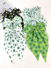 2pcs Women's Spring New Rhinestone Fabric Satin Bow Elegant Chic Fashion Snap Hair Clips, Simple Daily Hair Accessories [No Card Package], School Stuff, College, Bows, Cute