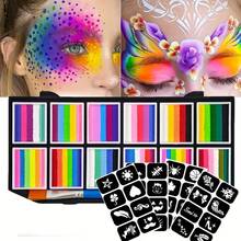 JIHUIPAI 64 Colors Water-Based Face & Body Paint Set – Premium Creamy Face Paint Kit With Brushes & Portable Case, Vibrant & Long-Lasting Face Painting For Costume Parties, Festivals & Halloween - Face Painting - View 9