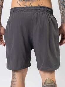 Kit 3 Men's Shorts Gym Beach Training Running - 黑色/灰色/鉛色 - 查看 8