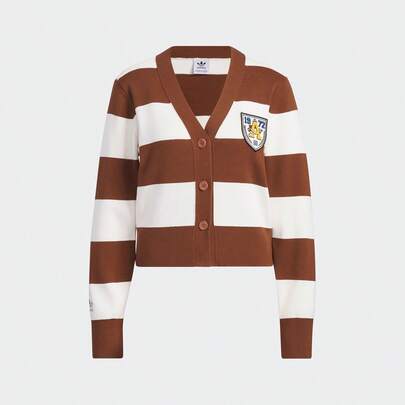 Adidas 女士舒适百搭针织开衫，IN1070，适合春秋季穿着