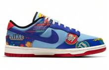 Dunk Low 'Chinese New Year - Firecracker' Red Copa Hyper-Blue Chile-Red Sail Sneakers Women DH4966-446 - Multicolor - View 2