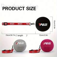 1pc PGM Inflatable Ball For Golf Trainer, Portable Swing Arm Corrector, Posture Auxiliary Correction, Training Aids, Golf Accessories