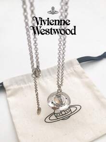 Vivienne Westwood New Tiny Orb Pendant Necklace - Silver - View 5