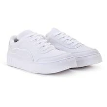 Women's Casual White Sneakers For New Year's Eve. New Release Women's Sneakers For Sports, Gym, Running, Walking, And The New Year. - 白色 - 查看 3