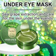 Xioimy 60片眼膜贴，采用海藻、藻类和胶原蛋白制成，可去除黑眼圈和眼袋，保湿、抗皱，呵护眼周肌肤。 - 綠色 - 查看 5