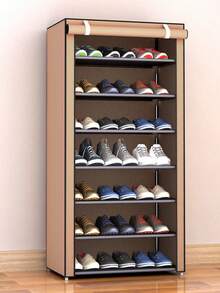 1 chiếc kệ giày có nắp đậy chống bụi, kệ lưu trữ, tiết kiệm không gian, chắc chắn, thời trang, dễ lắp ráp và tháo rời, di động, phù hợp cho phòng khách, phòng ngủ, hành lang, văn phòng, nhà ở, lưu trữ nhiều tầng, quà tặng ngày lễ, quà tặng ngày Valentine, quà tặng - Nhiều màu - Xem 11
