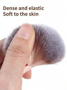 MAANGE 1 pieza Pincel de maquillaje de viaje ultra suave, aplicación eficaz, pincel cosmético profesional, pincel de base, pincel facial, pincel de polvos, pincel de rubor, pincel corrector, pincel de detalle para maquillaje diario en el rostro, accesorio de belleza para mezclar, regalo para mujeres y niñas - Multicolor - Ver 7