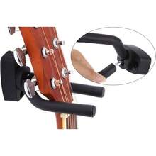 1 Piece, Guitar Hook Wall Mount Bracket, Ukulele Wall Mount, Violin Hook Holder Display Stand, Suitable For All Sizes Of Guitars, Basses, Mandolins, Banjos, Shotguns, Air Guns, Compound Bows And Baseball Bats Display Hanger Hook, Black With Screws - Easy To Install. - Black - View 8