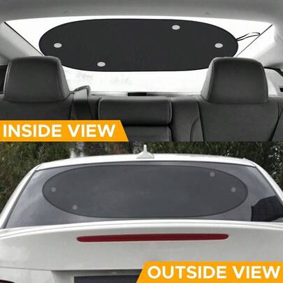 Back Window Sun Shade For Car | Rear Window Shade With 99% Sun Protection From UV And Heat | Sun Shade For Car Win...