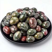 Black Friday1Polished Multicolor Healing Crystal Stone Set, 72 Pcs, 0.5" Handpicked Tumbled Stones For Healing, Reiki, Meditation, Crafting, Home Decor, Ethically Sourced, Multicolor - Ngọc máu rồng - Xem 12